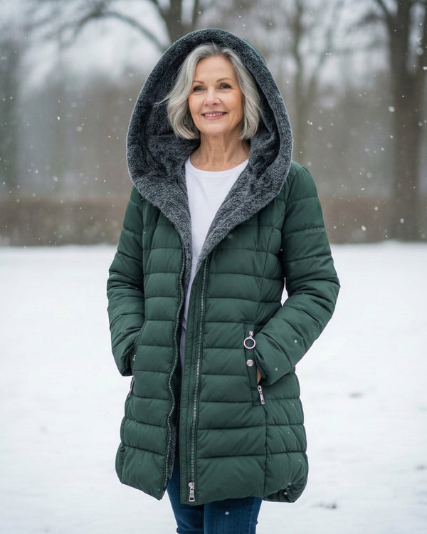 Clair | Casaco puffer com forro polar