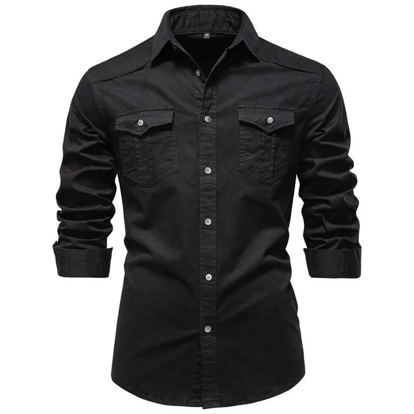 Harrington | Camisa estruturada em algodão