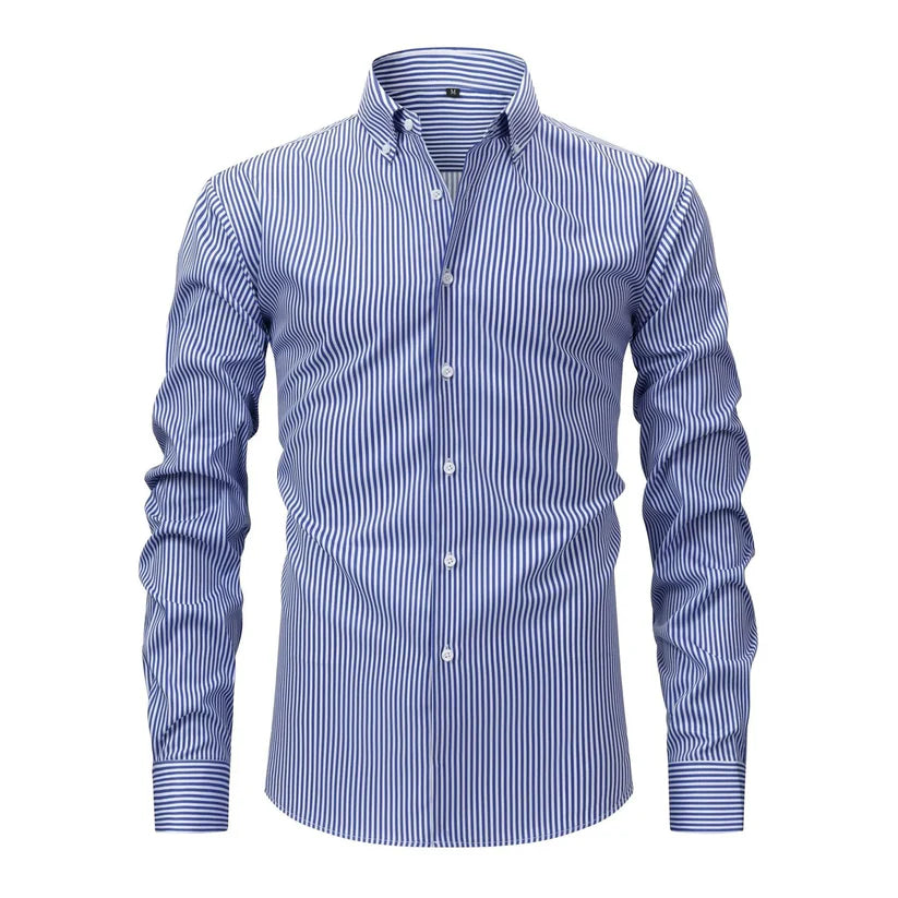 Lucio | Camisa clássica às riscas para homem