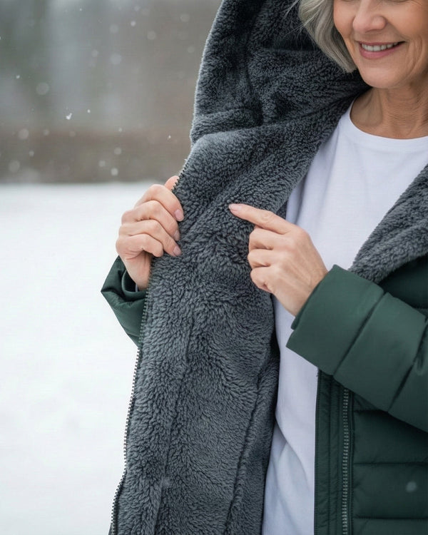 Clair | Casaco puffer com forro polar