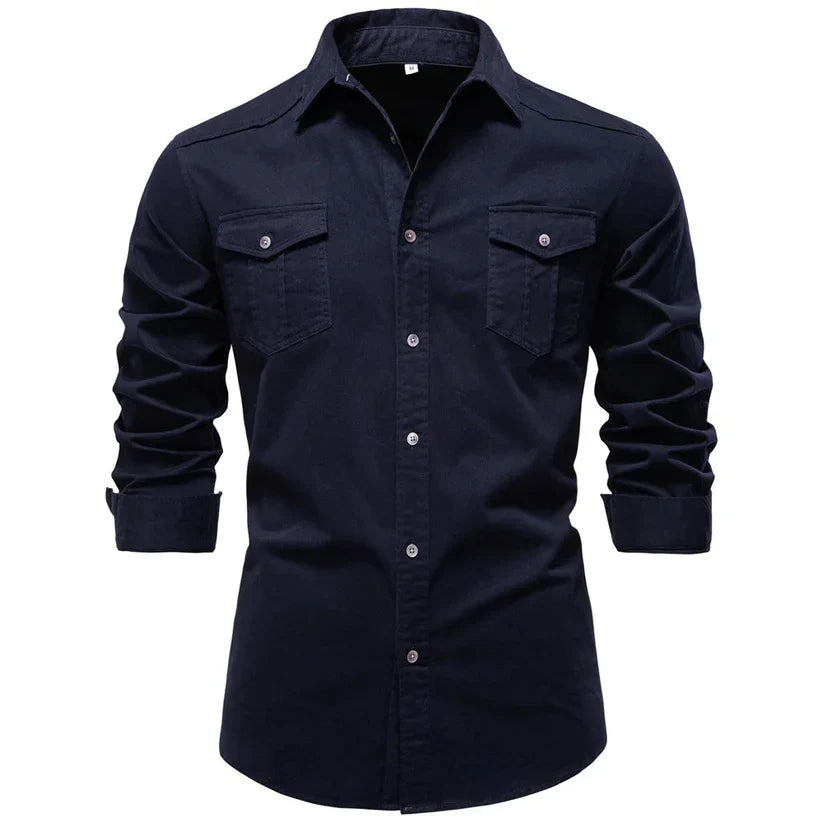 Harrington | Camisa estruturada em algodão