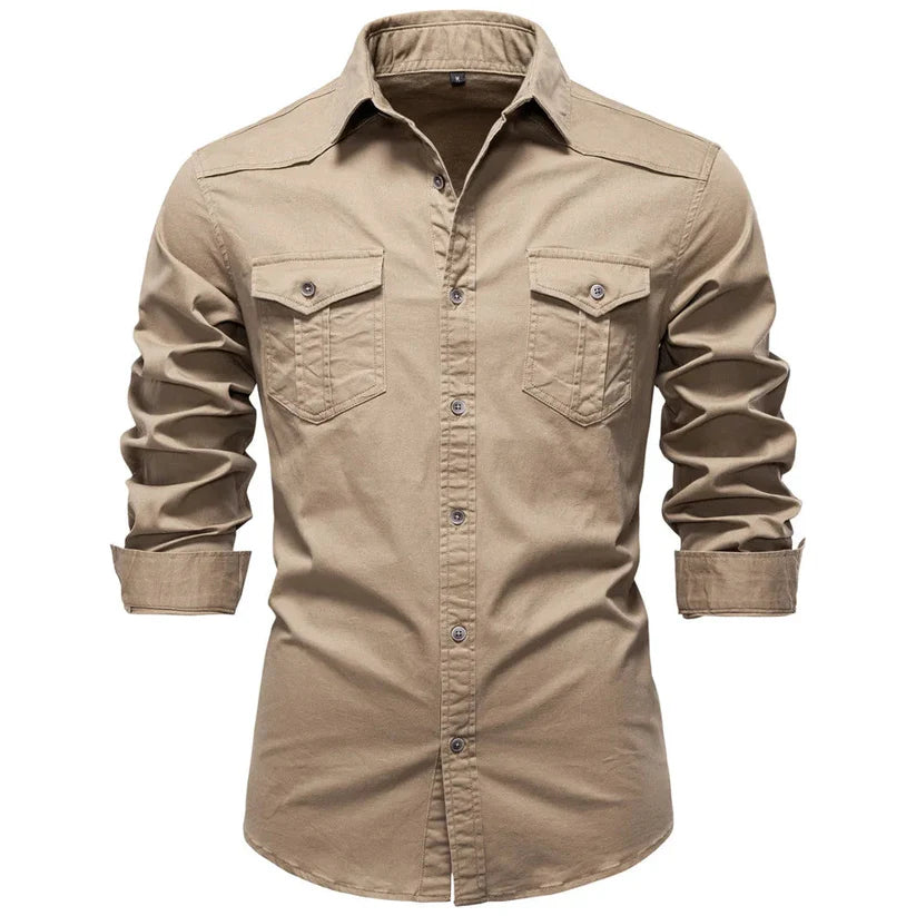Harrington | Camisa estruturada em algodão