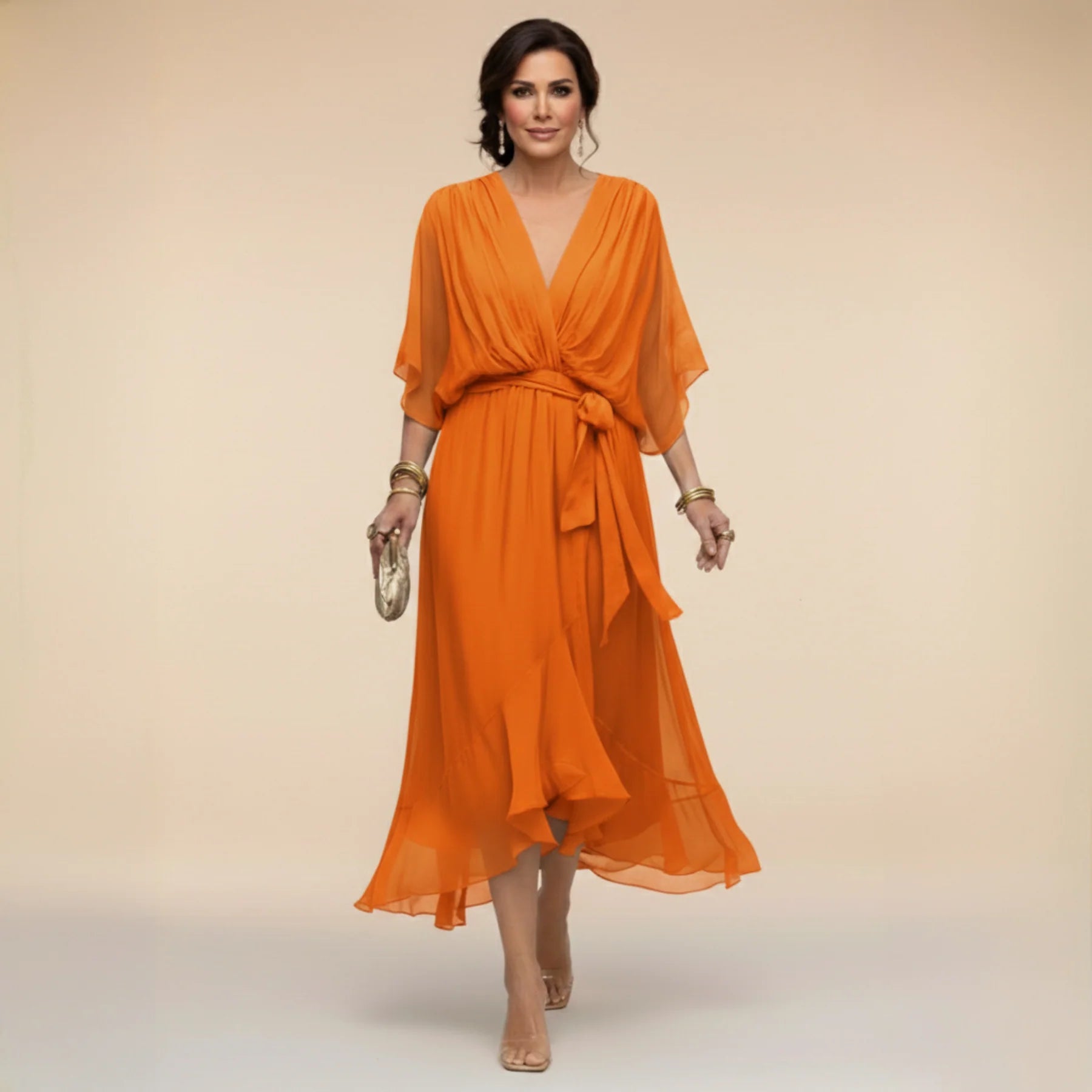 Monica | Vestido com decote em V