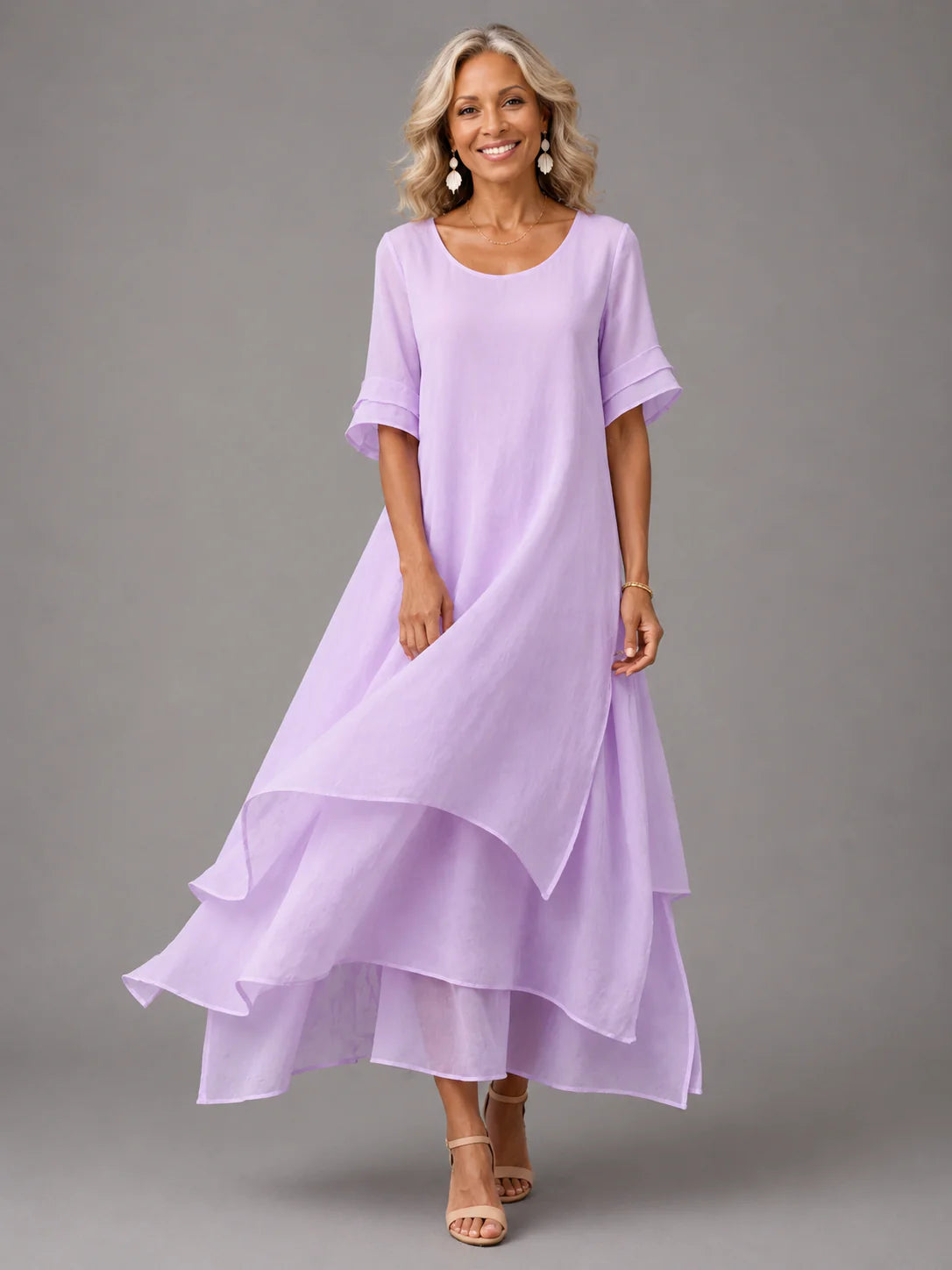 Liora | Vestido maxi esvoaçante e elegante