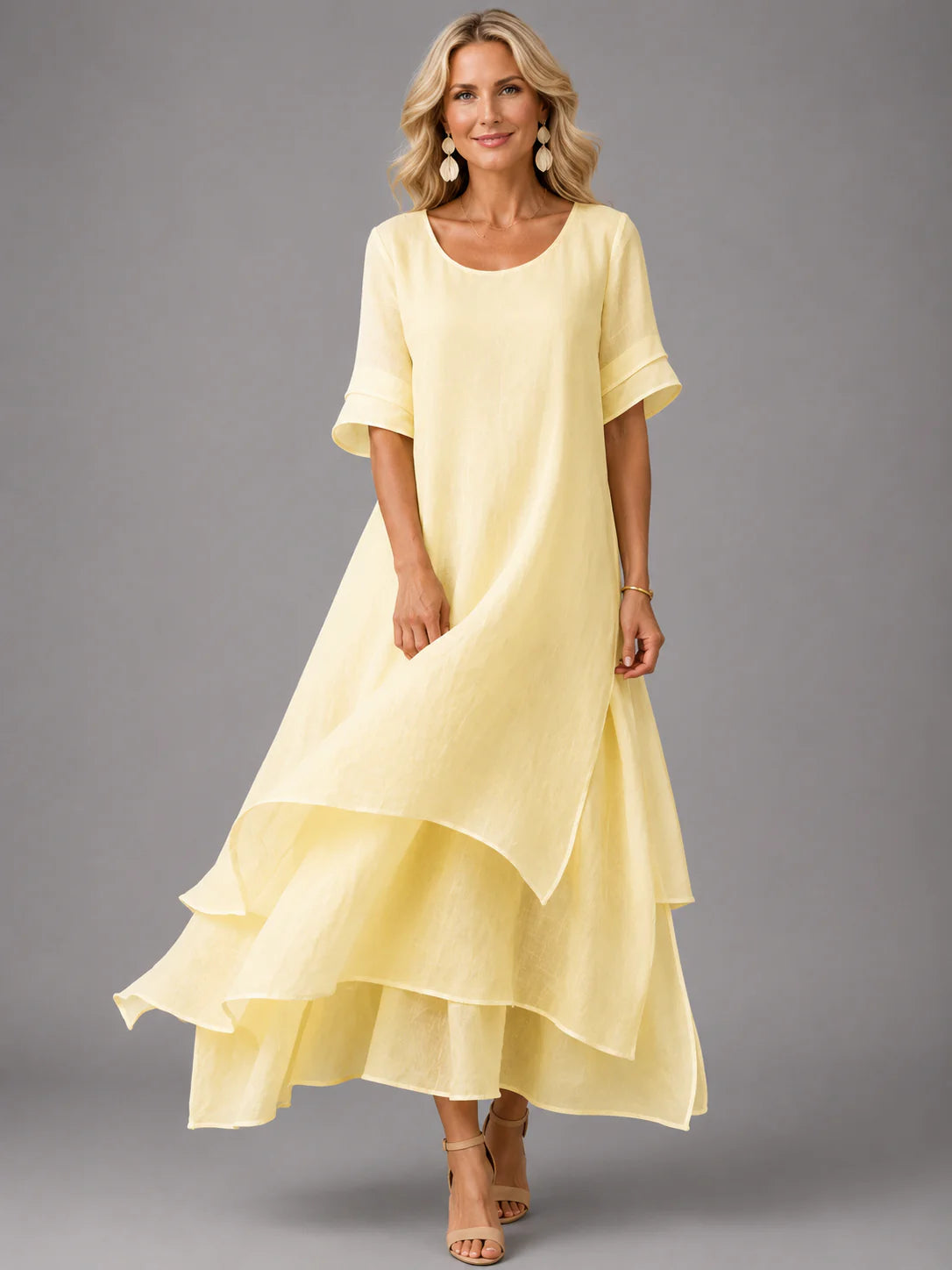 Liora | Vestido maxi esvoaçante e elegante