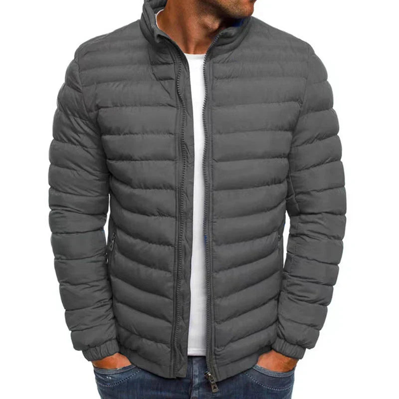 Owen | Casaco puffer acolchoado estilo urbano para homem
