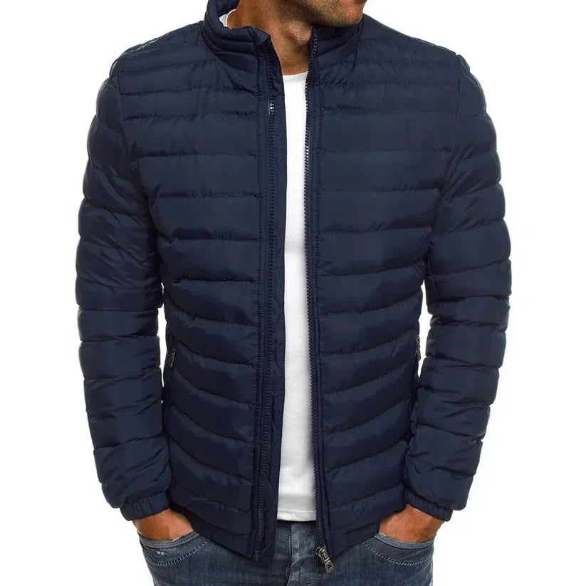 Owen | Casaco puffer acolchoado estilo urbano para homem