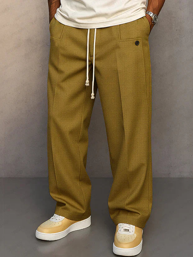 Dylan | Calças elegantes com cordão ajustável
