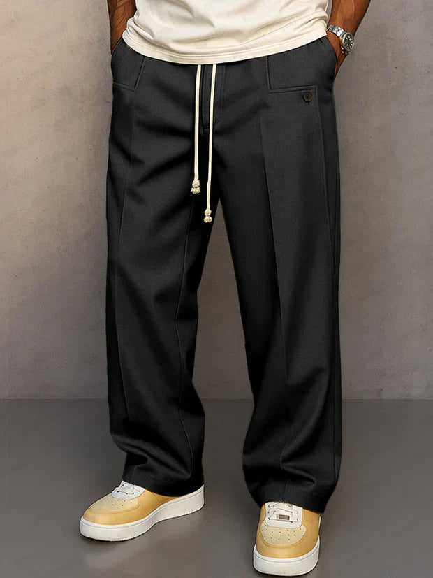 Dylan | Calças elegantes com cordão ajustável