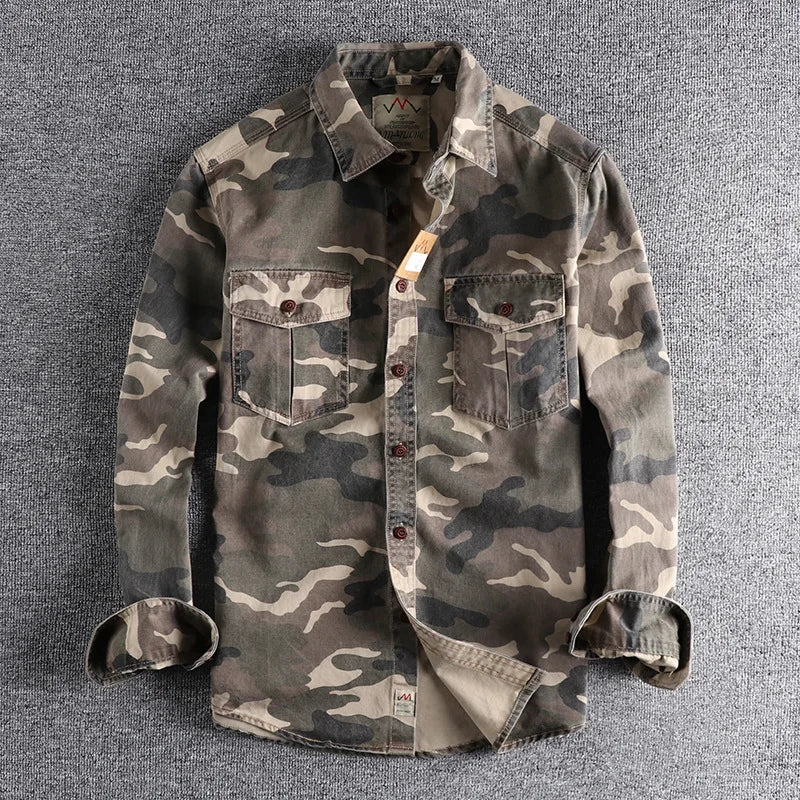 Corvin | Camisa premium de camuflagem