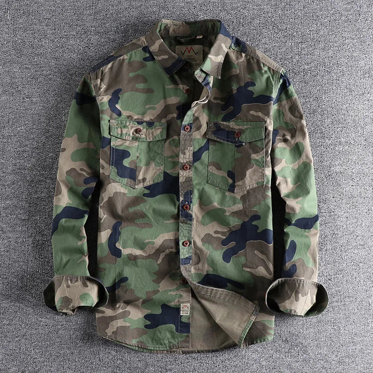 Corvin | Camisa premium de camuflagem