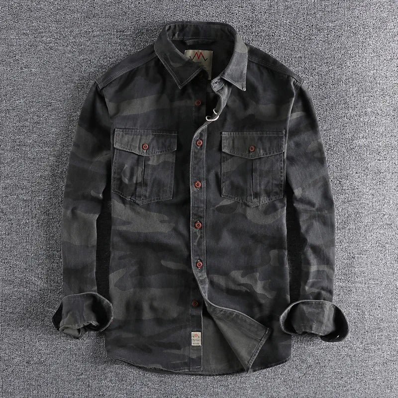 Corvin | Camisa premium de camuflagem