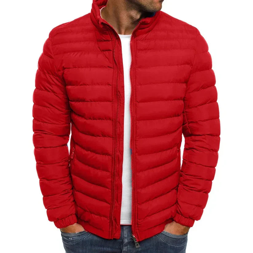 Owen | Casaco puffer acolchoado estilo urbano para homem