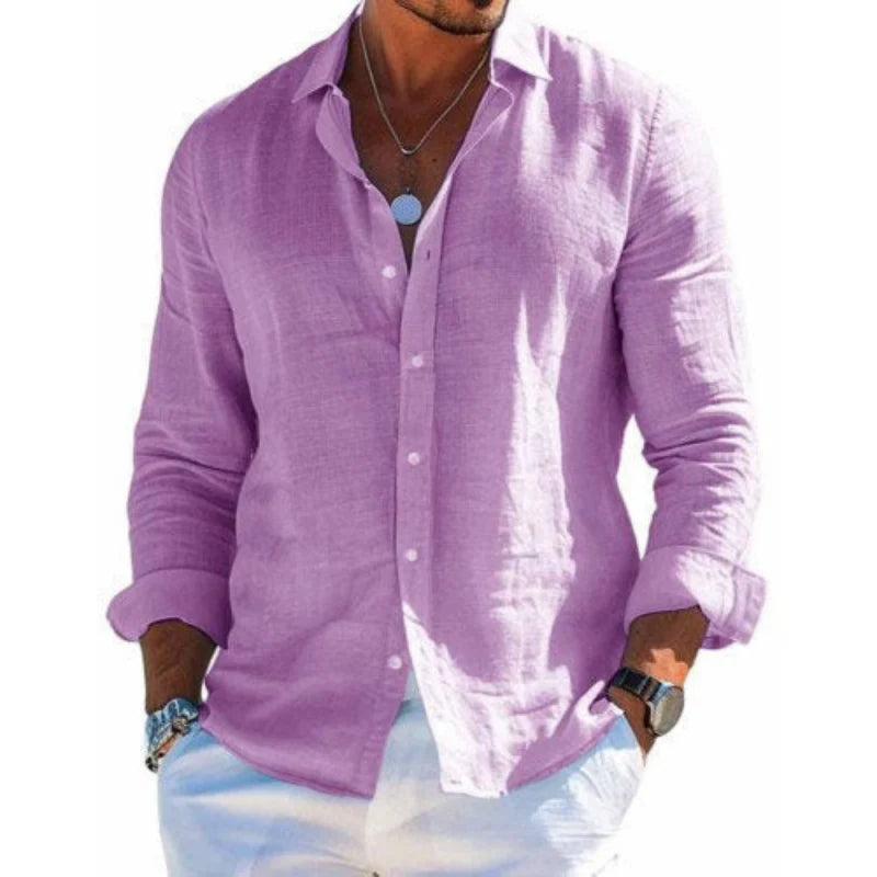 Carlos | Camisa elegante em tecido respirável