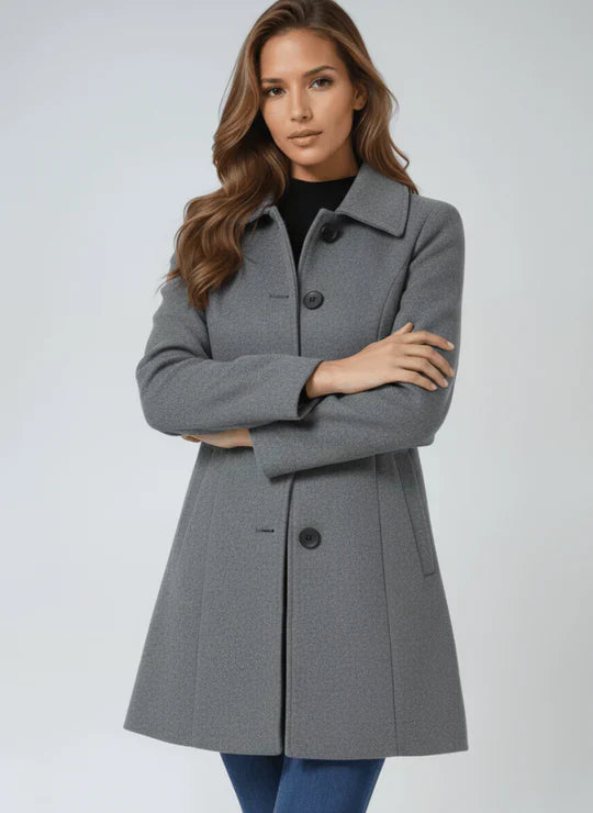 Hélène | Casaco de inverno feminino com um botão