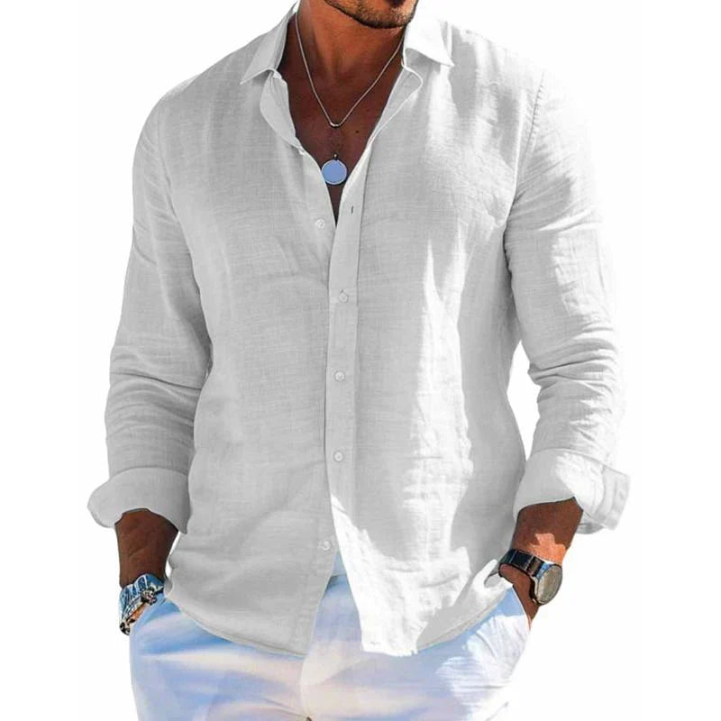 Carlos | Camisa elegante em tecido respirável