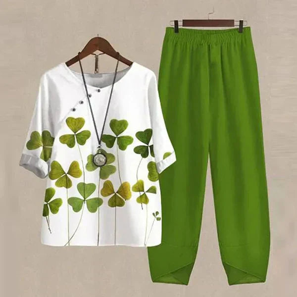 Lilou | Conjunto confortável e elegante com camisa e calças