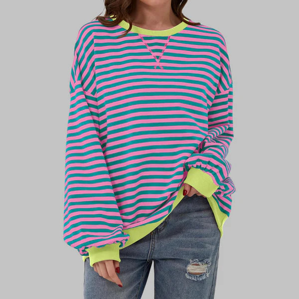 Falara | Camisola Descontraída às Riscas