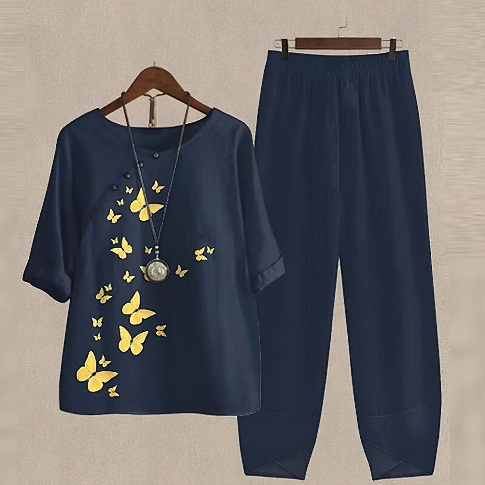 Lilou | Conjunto confortável e elegante com camisa e calças
