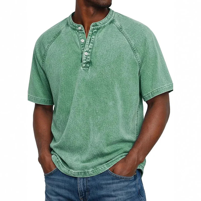 Édson | Camisola Henley estilo náutico