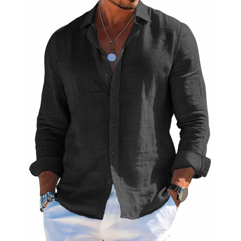 Carlos | Camisa elegante em tecido respirável