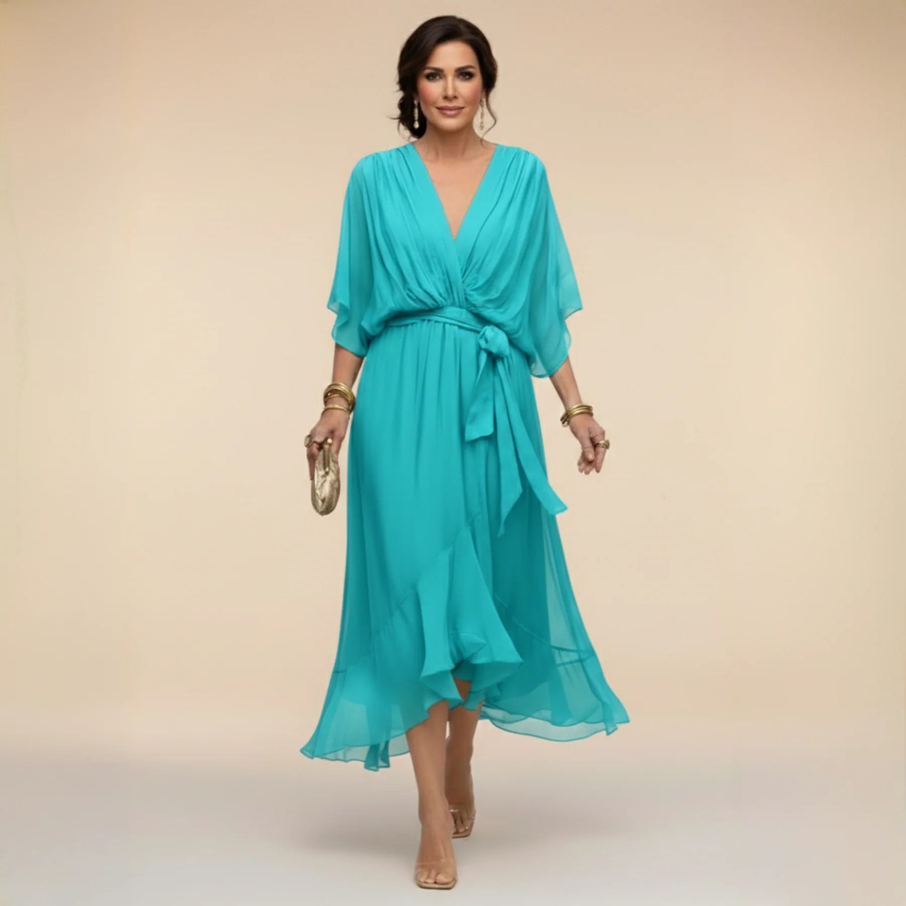 Monica | Vestido com decote em V