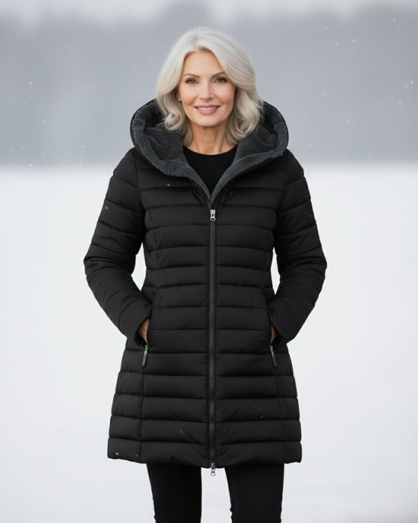 Clair | Casaco puffer com forro polar
