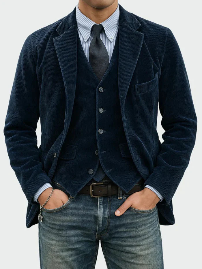 Tommy | Conjunto de duas peças: Blazer e Colete