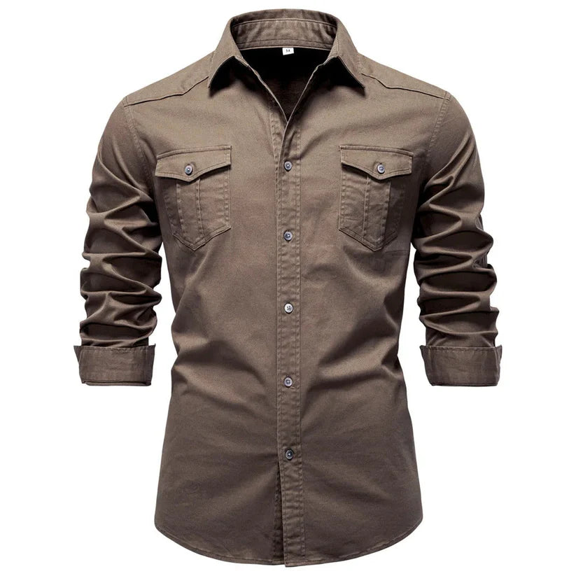 Harrington | Camisa estruturada em algodão