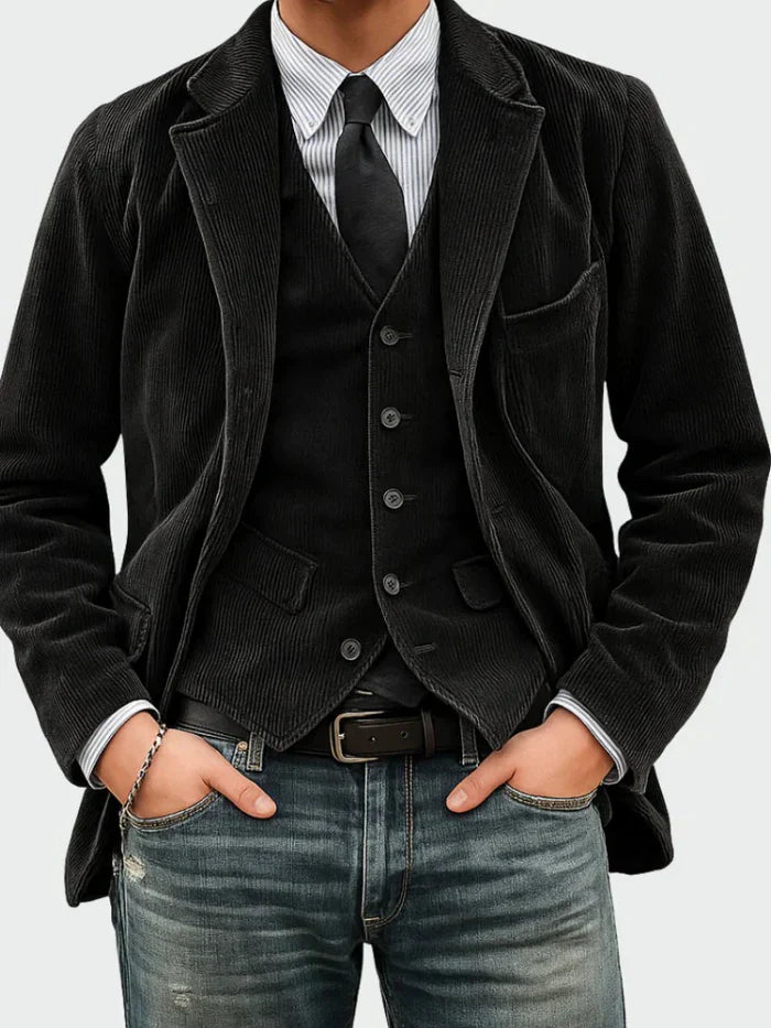 Tommy | Conjunto de duas peças: Blazer e Colete