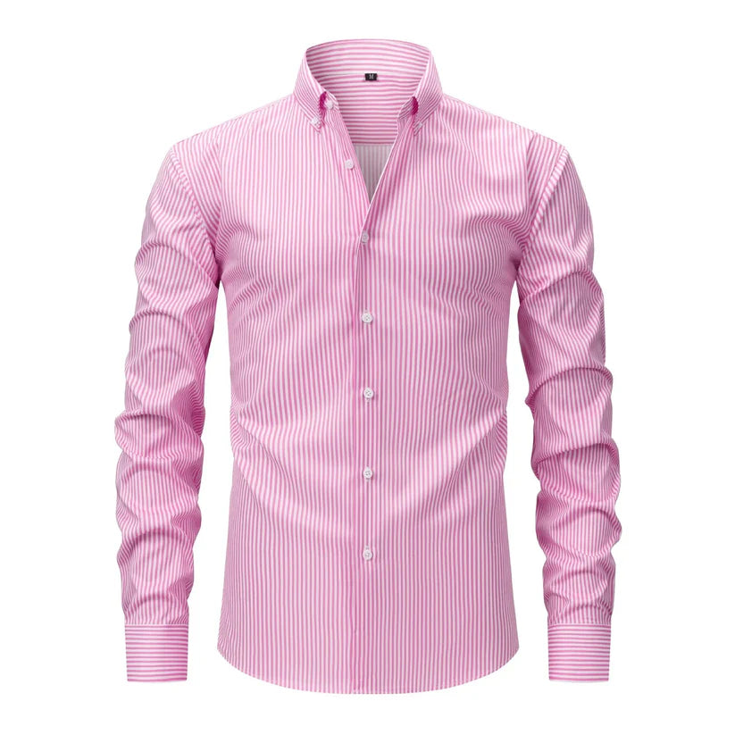 Lucio | Camisa clássica às riscas para homem