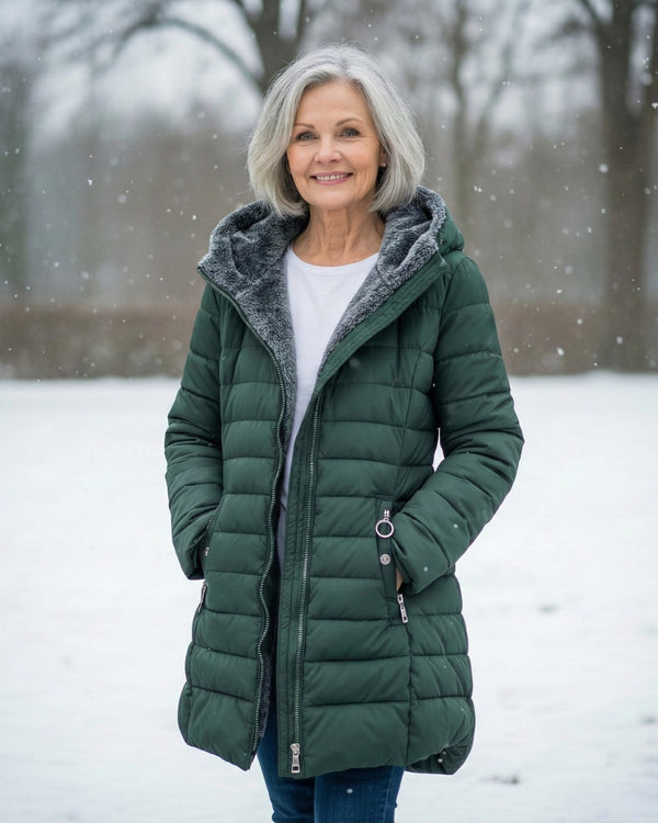 Clair | Casaco puffer com forro polar
