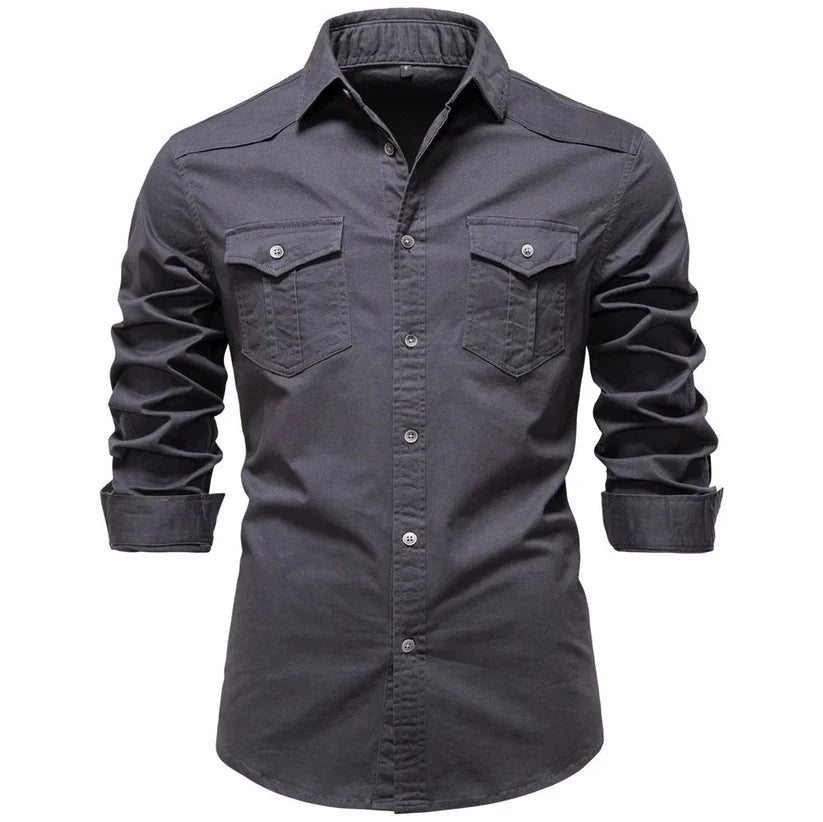 Harrington | Camisa estruturada em algodão