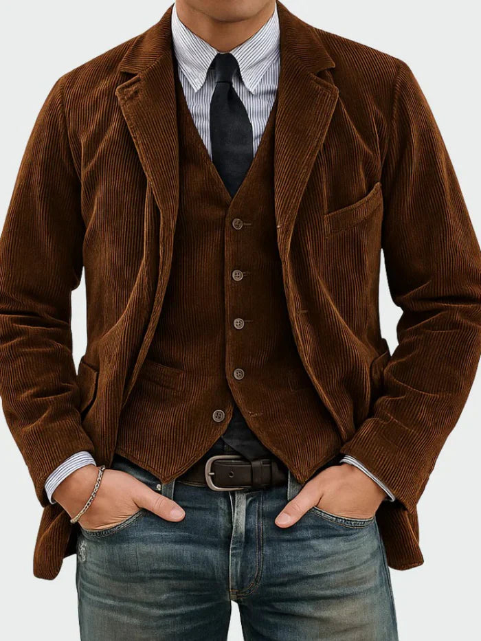 Tommy | Conjunto de duas peças: Blazer e Colete