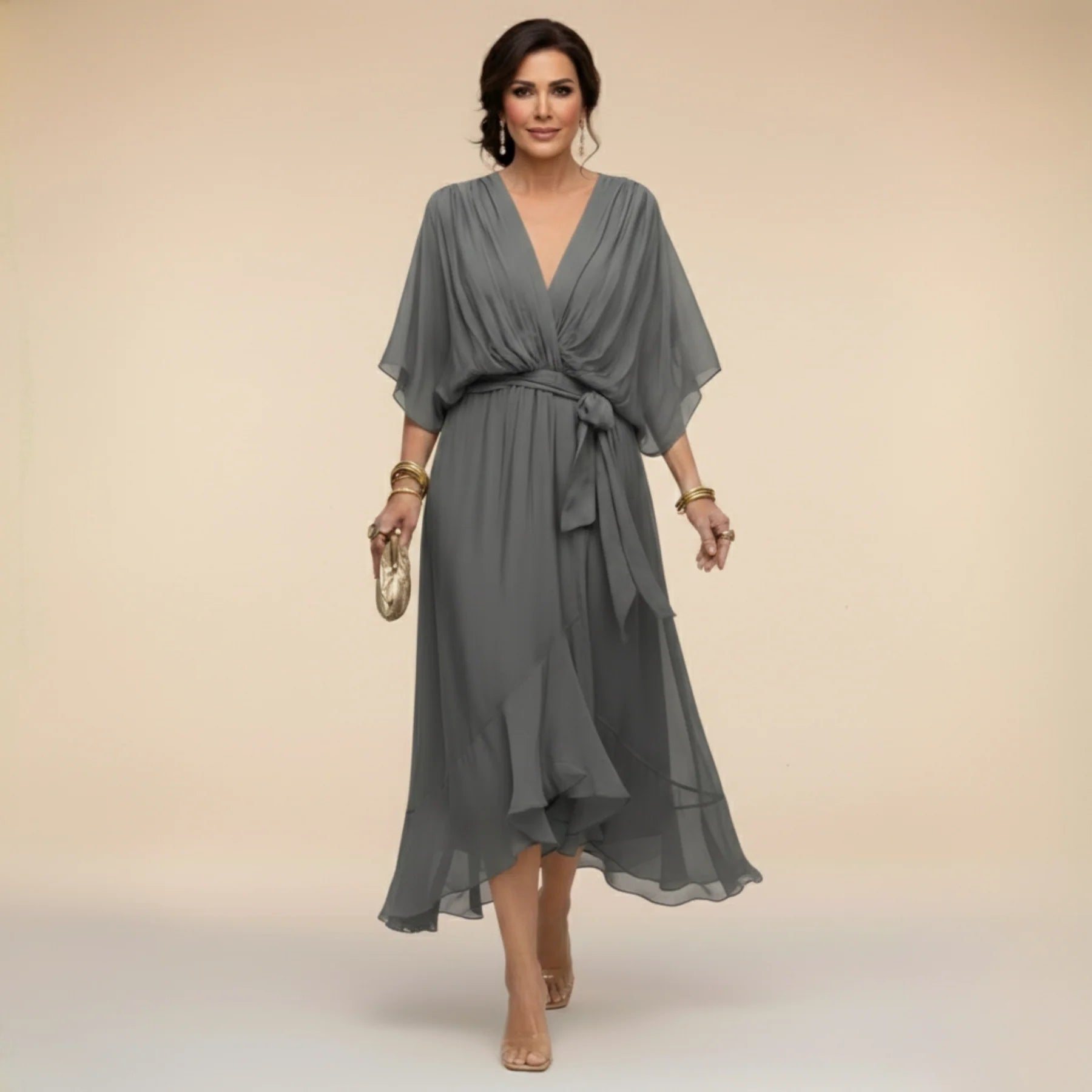 Monica | Vestido com decote em V