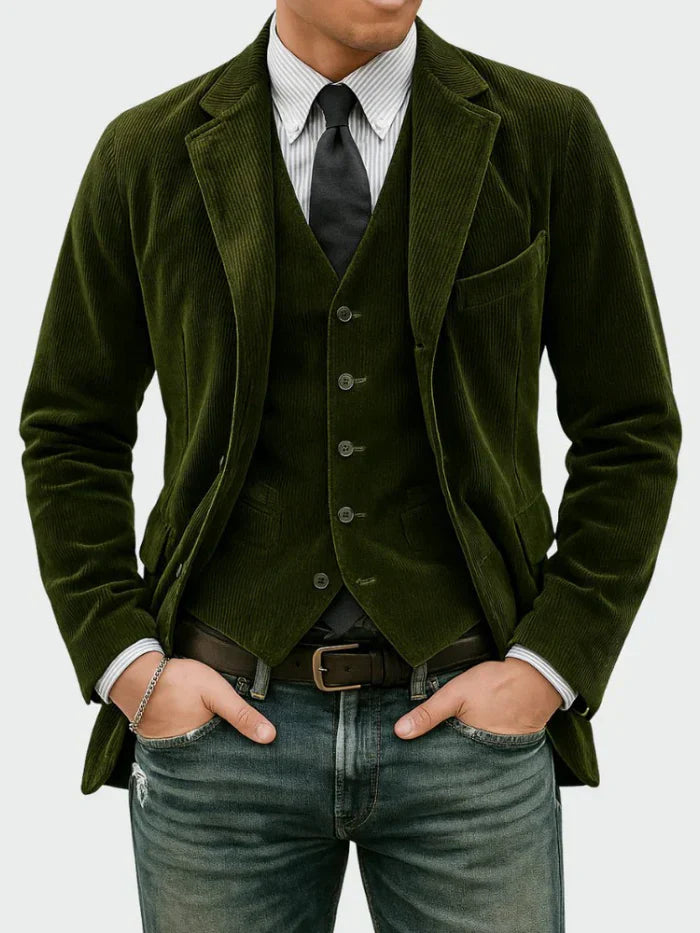 Tommy | Conjunto de duas peças: Blazer e Colete