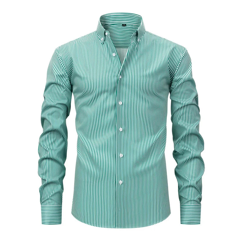 Lucio | Camisa clássica às riscas para homem