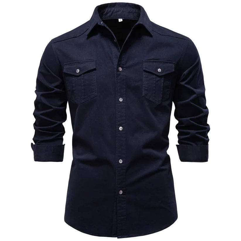Harrington | Camisa estruturada em algodão