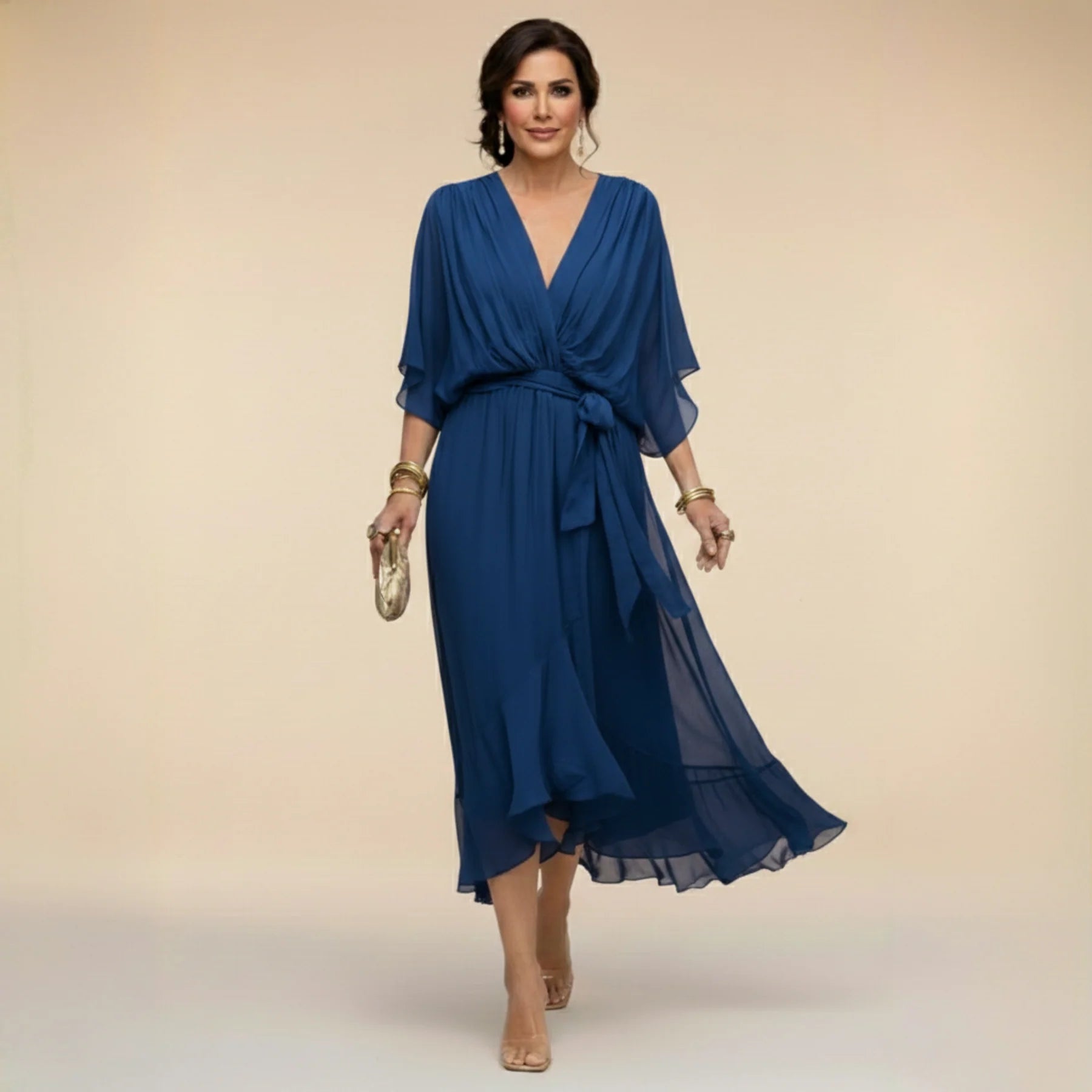 Monica | Vestido com decote em V
