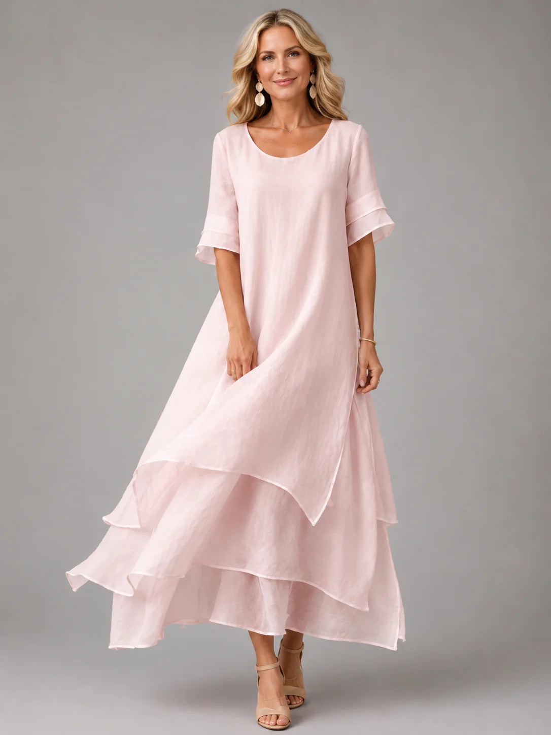Liora | Vestido maxi esvoaçante e elegante