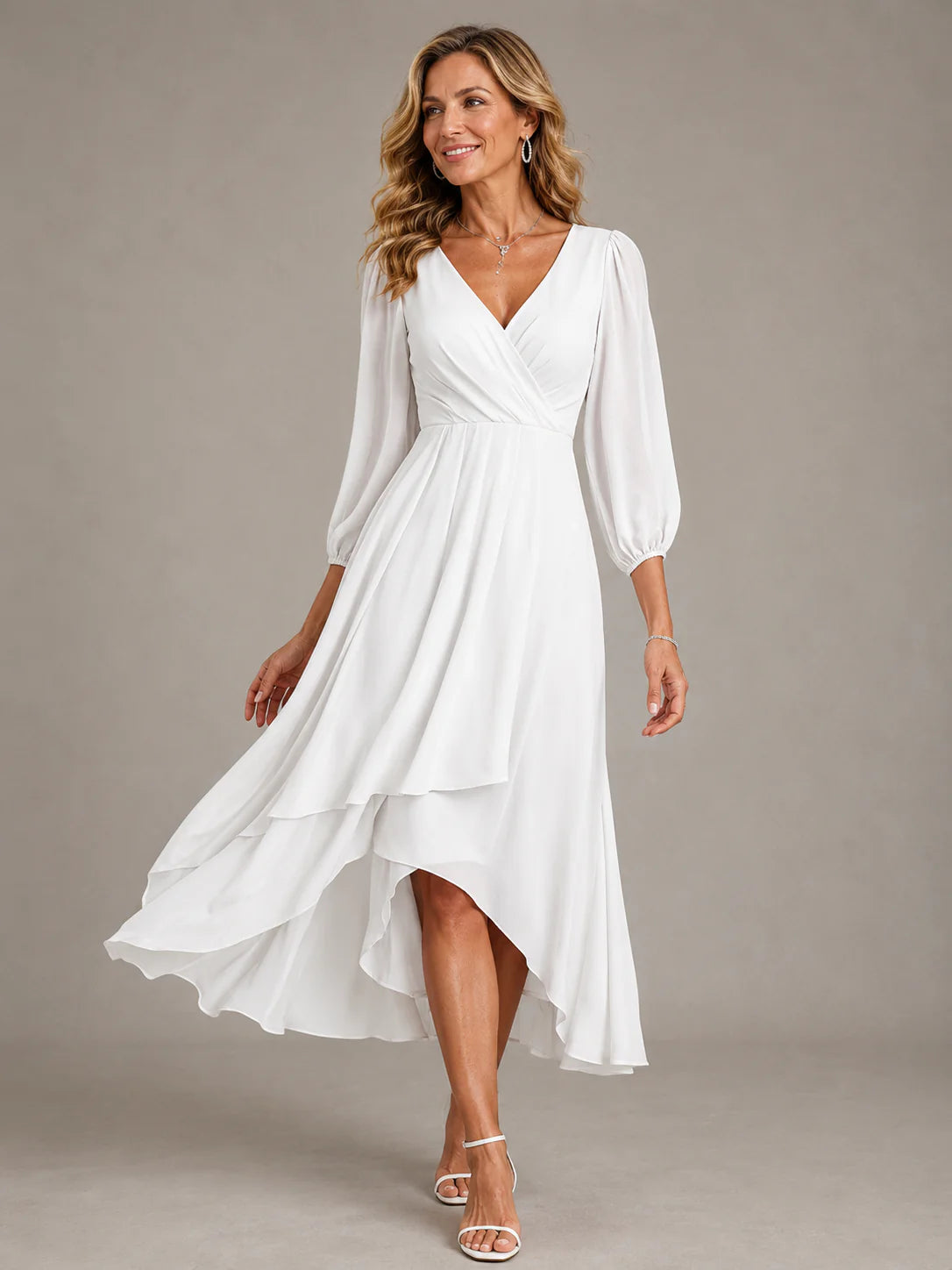 Mia | Vestido longo elegante com decote em V