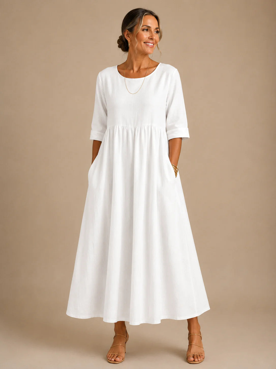 Simona | Vestido com corte favorecedor