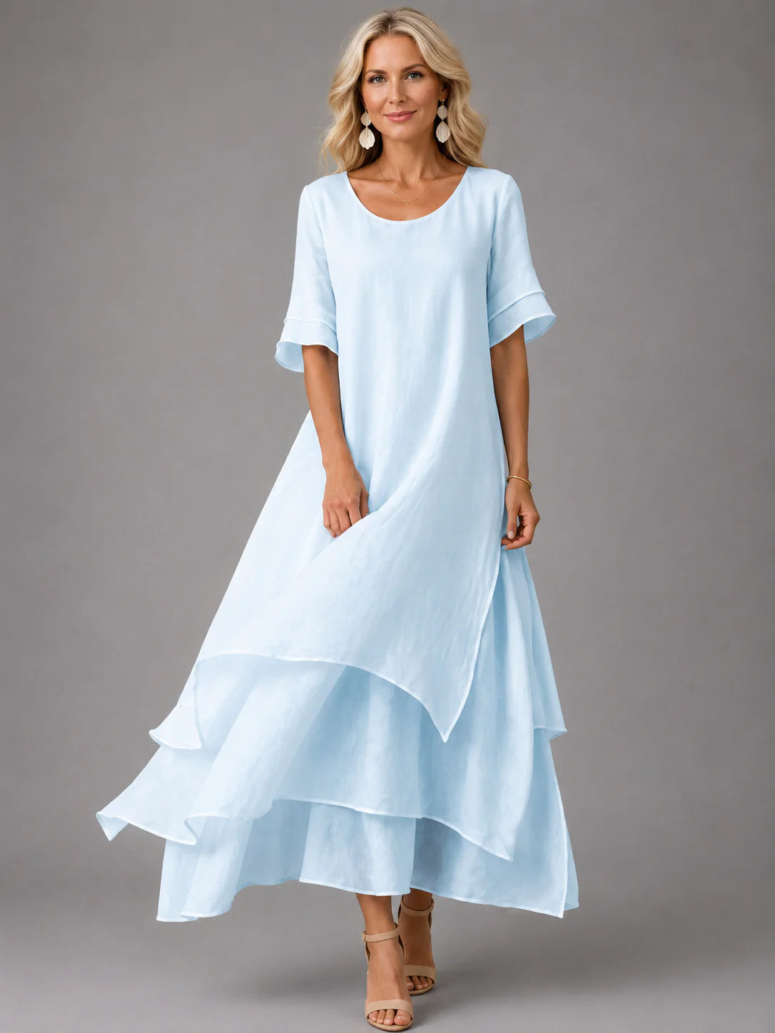 Liora | Vestido maxi esvoaçante e elegante