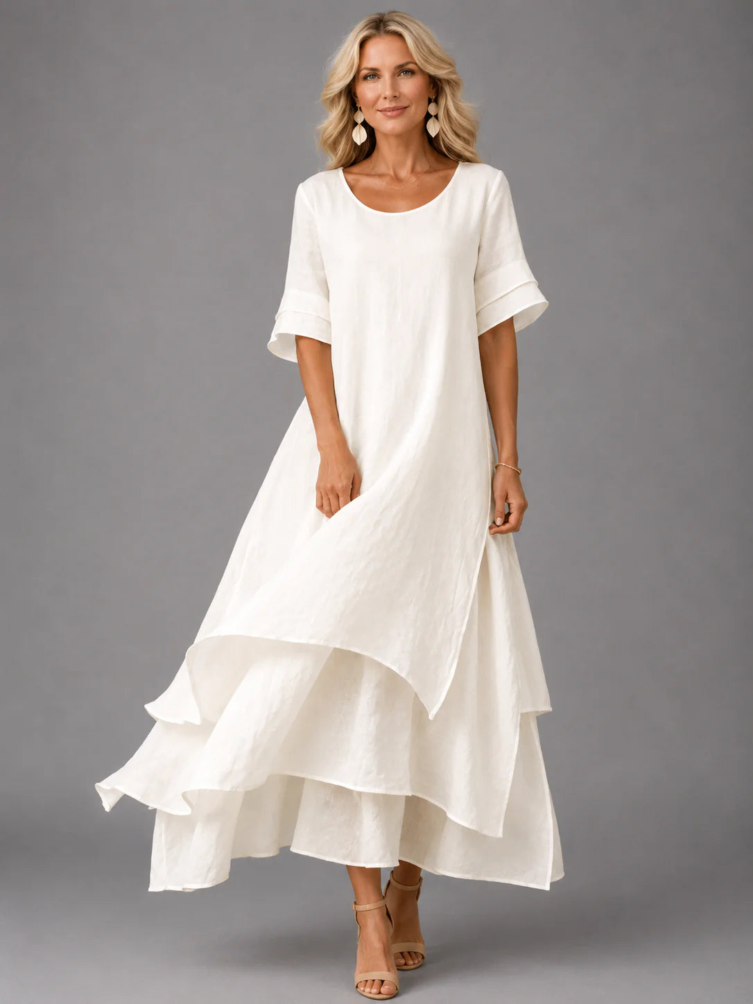 Liora | Vestido maxi esvoaçante e elegante