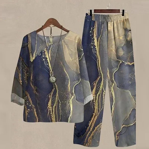 Lilou | Conjunto confortável e elegante com camisa e calças
