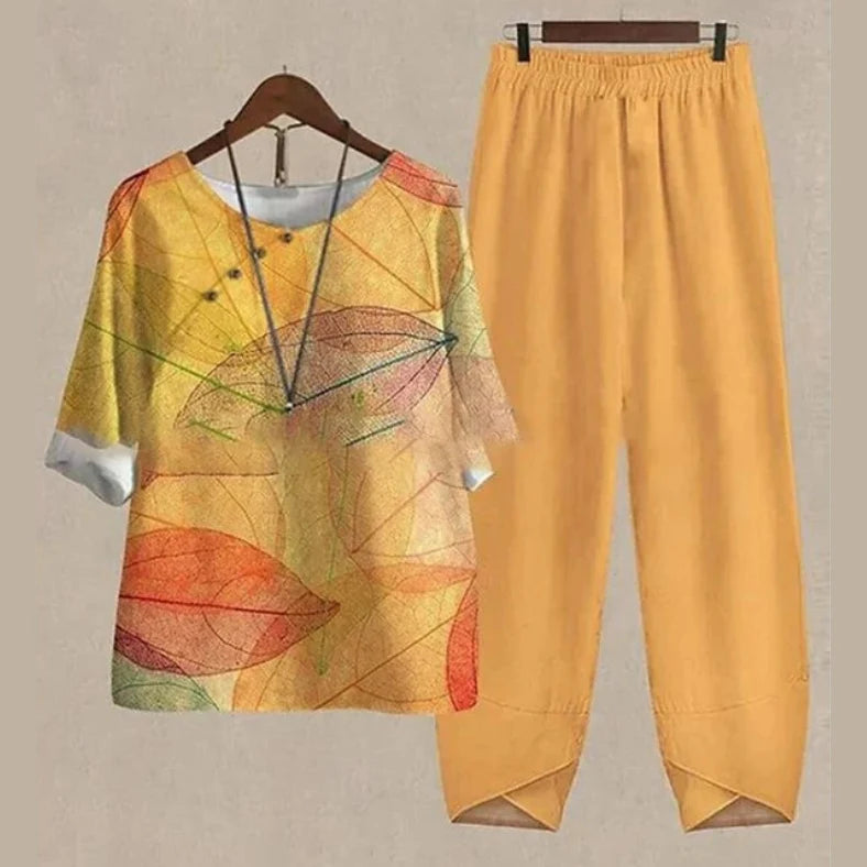 Lilou | Conjunto confortável e elegante com camisa e calças