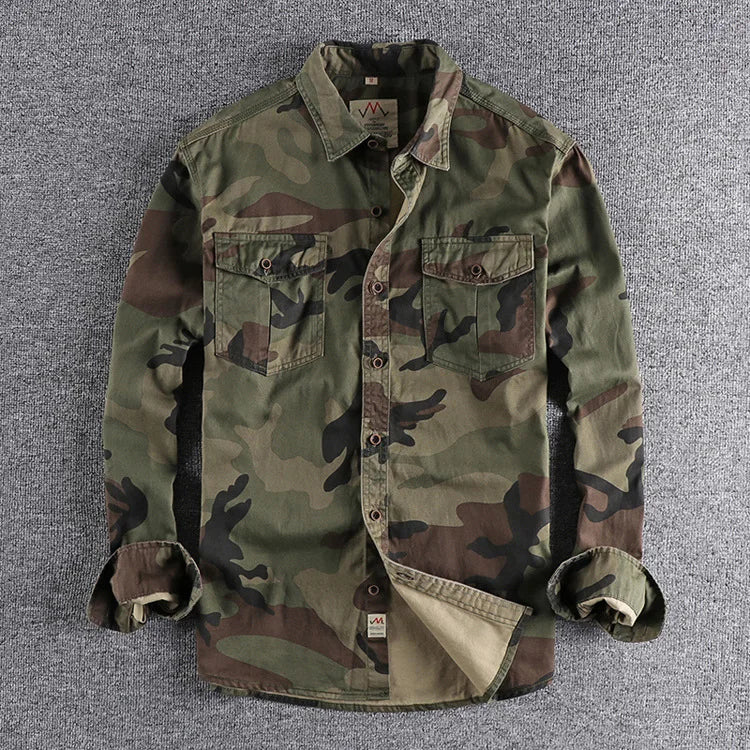 Corvin | Camisa premium de camuflagem