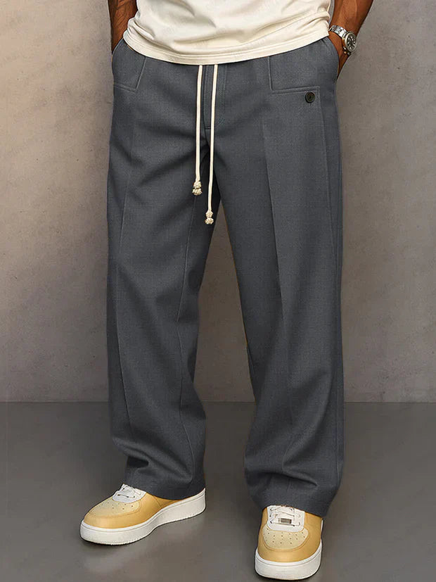 Dylan | Calças elegantes com cordão ajustável