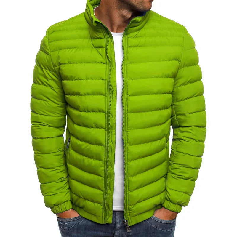 Owen | Casaco puffer acolchoado estilo urbano para homem