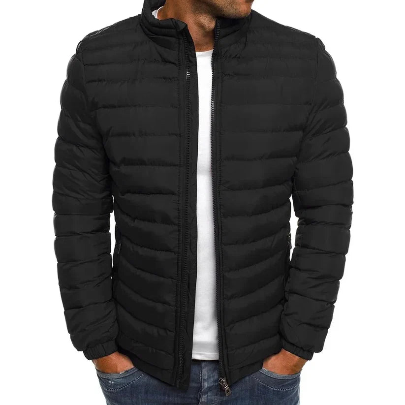 Owen | Casaco puffer acolchoado estilo urbano para homem
